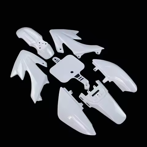 XLJOY White Plastic Fairing Fender Kits For 50cc 70cc 90cc 110cc 125cc 140cc 150cc 160cc Dirt Pit Bi