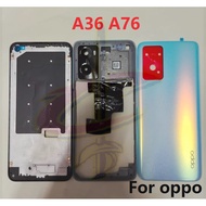 Back cover housing for OPPO A36 A76 middle frame Front frame