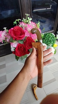 Badik Kawali Bugis Gagang Tanduk Bule