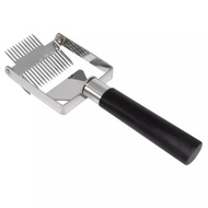 5 Pcs Dual-use Stainless Steel Hive Scraper Shovel Beekeeping Tool Bee Hive Uncapping Fork Honey Com