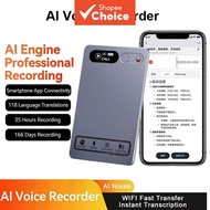 AI Voice Recorder 64GB ChatGPT Speech to Text 102 Languages Audio