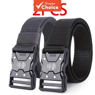 Men Women 2 Pack Quick Release Tactical Belt Set Heavy Duty Breathable Canvas Adjustable For Hiking 