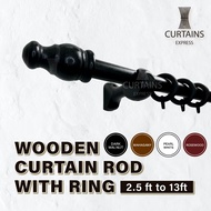 【𝐏𝐚𝐥𝐢𝐧𝐠 𝐌𝐮𝐫𝐚𝐡】Kayu Langsir / Batang Langsir /Curtain Rod / Wooden Curtain Rod / Rod Langsir