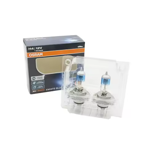 OSRAM H4 HALOGEN HEADLIGHT 62193XWB CAR LAMP Hi/Lo BEAM 4000K 12V 60/55W WARM WHITE LIGHT