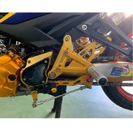 FOOTREST RACING SINGLE / DOUBLE (ESPADA) YAMAHA HONDA BENELLI Y15ZR RS150 RFS150I VF3I READY STOCK ! ! !