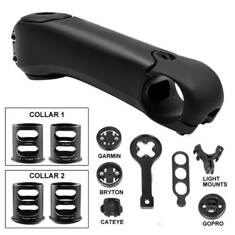 2021 T1000 SES Bicycle Carbon Fiber Handle Pneumatic Rod Highway MTB Bicycle Rod Computer Bracket Ca