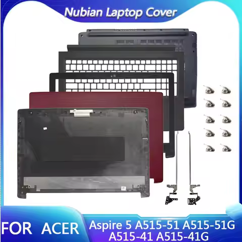 NEW For Acer Aspire 5 A515-51 A515-51G A515-41 A515-41G Laptop LCD Back Cover/Front Bezel Cover/Hing