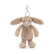 英國 Jellycat 拿鐵灰兔 吊飾/鑰匙圈