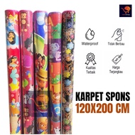 EVA - Jumbo Sponge Carpet 120x200 Waterproof Character || Jumbo Carpet Eva Sponge Character Waterpro