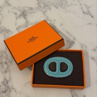 Hermes湖水綠豬鼻子絲巾環✨✨