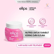 Ellips Hair Mask Morroccan Oil Jar 200g | Ellips Vitamin Mask for Dry, Damaged, Split Ends & Dull Ha