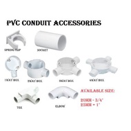 PVC ACCESSORIES FOR WIRING (3/4" & 1")