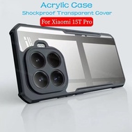 Color Edge Case Clear Back For Xiamo Mi15T Pro Shockproof Xiaomi 15T 15Tpro