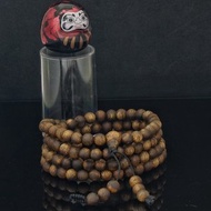 海南種植綠奇楠 108粒 6mm 沉香手鍊 ( HKA2308 )