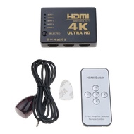 HDMI Switch 5X1, Support HDCP 1080p 5 in 1 Out HDMI Switcher 4K Intelligent 5 Port 4K HDMI Auto Swit