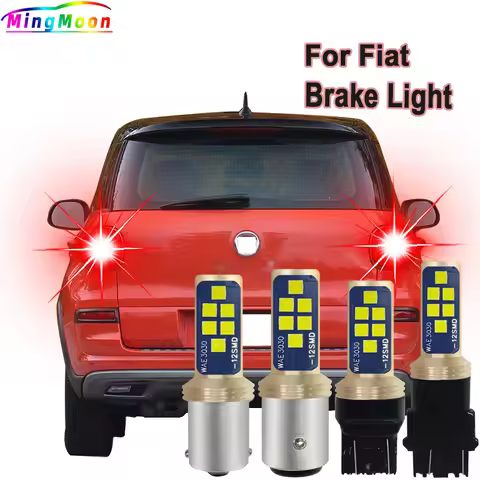 2pcs LED Brake Light Blub Lamp P21/5W 1157 BAY15D Canbus For Fiat 500L Bravo 2 Croma Ducato Grande P