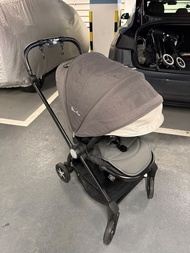 Silver Cross bb車 初生bb 嬰兒車 嬰兒手推車 避震 雙向 轉方向 摺疊 baby stroller 送雨擋 雨罩 rain cover 