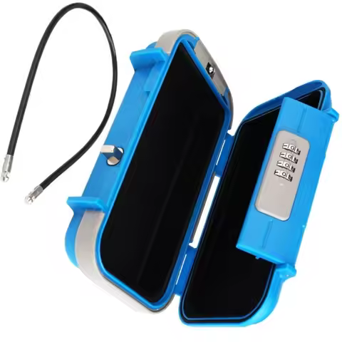 4 Digit Combination Security Case Lock Box for Dorm Beach Home Travel Safe Box 601E