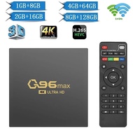 Q96 MAX tv box Android 11 Amlogic S905 Quad Core HD Set Top Box Media Player H. 265 8GB 128GB WiFi 4K Home Theaters Iptv TV