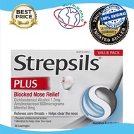 Strepsils Plus Blocked Nose Relief 36 Lozenges