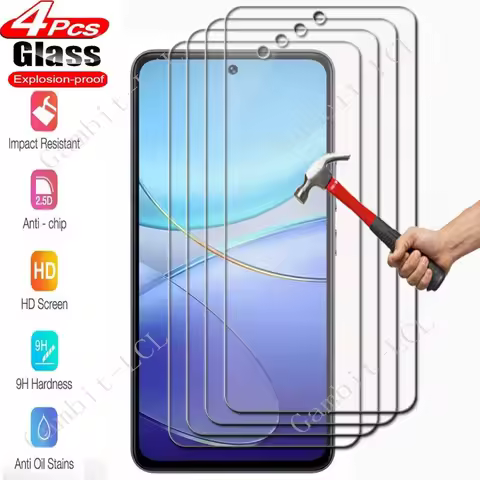 4PCS For Vivo V20 SE Pro V21 V21e 4G V23e V23 V25 5G V25e V30 Lite V40 80W V40SE Screen Protector Te