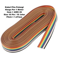 10 Pin AWG 26 Flat Cable 1 Meter