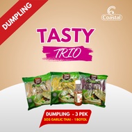 Coastal Dim Sum - Tasty Trio - Dumpling - 3 Dim Sum + 1 Sos Chili Garlic Thai