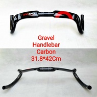 HANDLEBAR CARBON GRAVEL DROPBAR CARBON GRAVEL STANG SEPEDA ROADBIKE - DIRTHE SHOP
