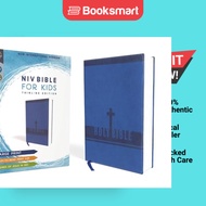 Niv  Bible For Kids  Large Print  Leathersoft Blue Red Let - Paperback - English - 9780310764212