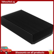 [In Stock]Aluminum Large Heatsink 4.72 x 2.72 x 1.06 Inch /120 x 69 x 27 mm Heat Sink Cooling Black 