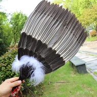 Kongming Fan Feather Fan Zhuge Liang's Feather Performance Goose Feather Fan Fan Gift Prop Craft Fan