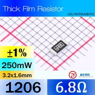 6.8R 1206 ±1% 250mW SMD Thick Film Resistor 6.8R 6R80 CL1206FN6R8PS CHANGLONG