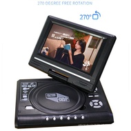 【In stock】Multi System 1080P HD DVD Player Portable USB DVD Player Multimedia Digital DVD 7.8 Inch TV  Home Car VCD CD MP3 HD DVD Player
