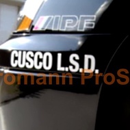 Car Sticker CUSCO L.S.D BMW Honda Subaru Mitsubishi Mazda Proton