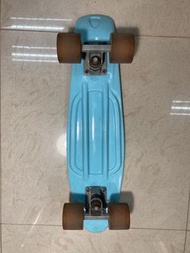 Light Blue Penny Board Skateboard