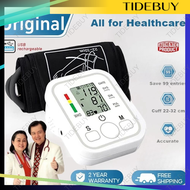TIDEBUY Arm Digital Blood Pressure Monitor Rechargeable Meter Original Large Display For Accurate He
