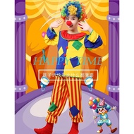 Halloween Performance Costumes Boys Girls cosplay Masquerade Suit Clothes Children Clown Costumes-i3