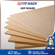TTF Rack™ HDF Board TTF Rack Brand 8mm Thickness Papan HDF Board