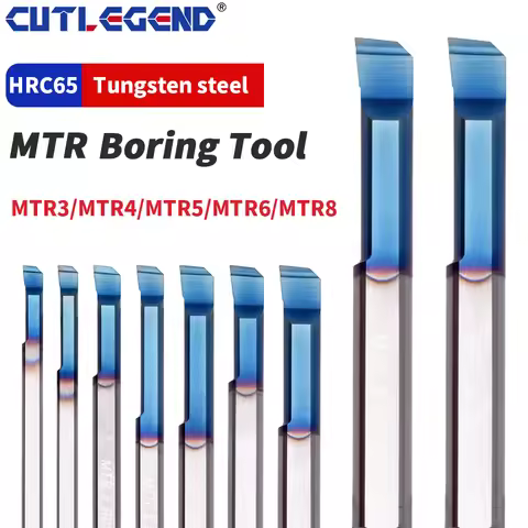 Carbide Boring Bar MTR Miniature Internal Turing Tool Copying Small Hole Bore Solid Lathe Cutter Coa