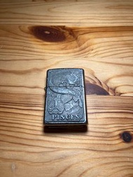 老式 ZIPPO PISCES 1998 雙魚座打火機 非常稀有 美國製