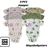 3pcs newborn baby jumpers 0 6 months baby girl boy jumpers baby newborn clothes Risyababystore
