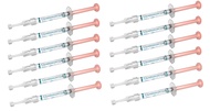 20% with PF Gel Syringes Teeth Whitening - Refill Kit (6 Packs / 12 Syringes) Carbamide Peroxide. Ma