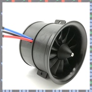 I0POWERFUN 70mm 12 Blades Ducted Fan EDF Unit with Brushless Motor for RC Airplane