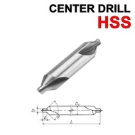 Center Drill 2.5x60 HSS Mata Bor 2.5 mm Centering Bubut Milling 2.5mm