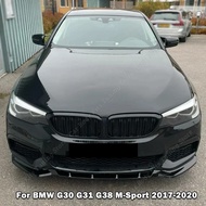 Front Bumper Lip Diffuser For BMW 5 Series G30 G31 Lci M Sport 520i 530i 530e 540i 2017-2020 Spoiler