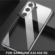 Clear Case Samsung A34 5G - Samsung A54 5G Soft Case Clear TPU Silicone