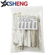 1250PCS 1206 5% SMD Resistor Pack 50Values 0Ω~10MΩ 1R 10R 100R 220R 330R 470R 680R Chip Fixed Resist