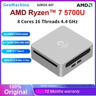AMD Ryzen 7 5700U Mini PC 64GB RAM 2TB SSD Home Office Gaming Computer Windows11 Wifi6 BT5.2 Desktop