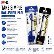 M&G Table Pen 0.7mm E-Take ABP64873 / Pen Meja Berdiri Kaunter Bank Pejabat Sekolah Murah Tapak Gam 