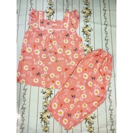 SQUARE NECK LINEN TOLE SUIT 46-72kg